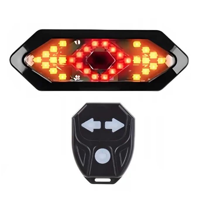 Сигнал поворота для велосипеда RIAS FY-1820 с пультом управления Black (3_04822)