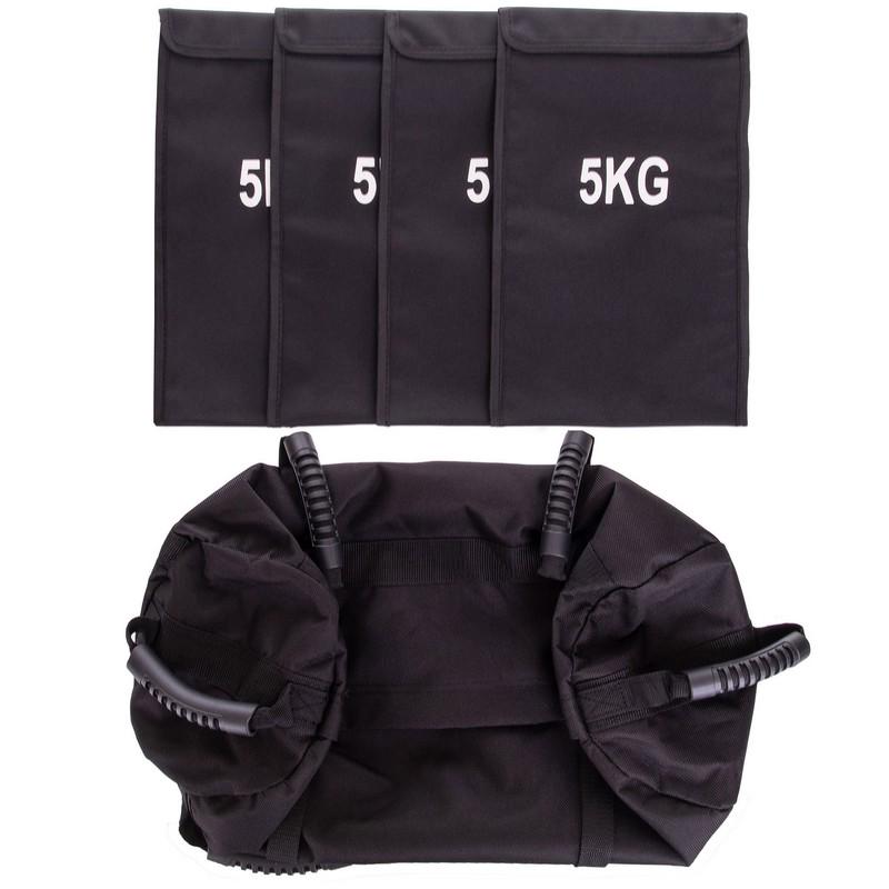 Сумка для кросфита Sandbag FI-6232 18 кг Черный (56363203) - фото 12