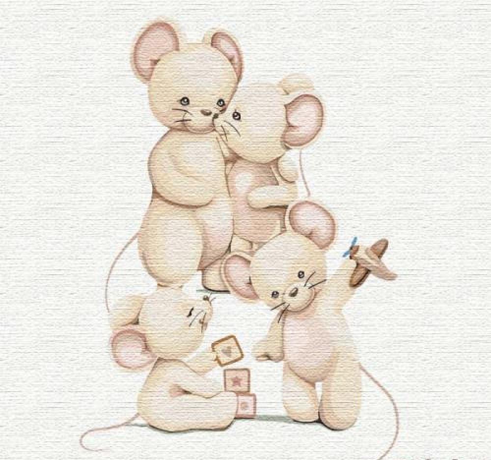 Картина по номерам Идейка Счастливая семья КНО2359 холст на подрамнике 30x30 см (1329534852)