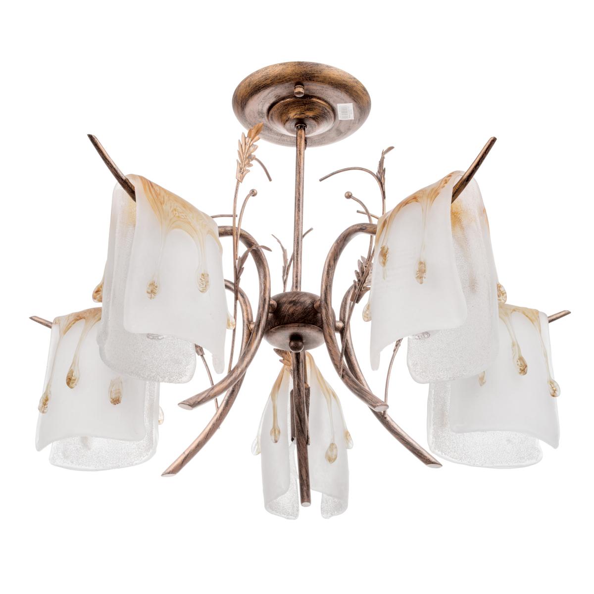 Люстра потолочная Brille LK-195S/5 E14 флористика