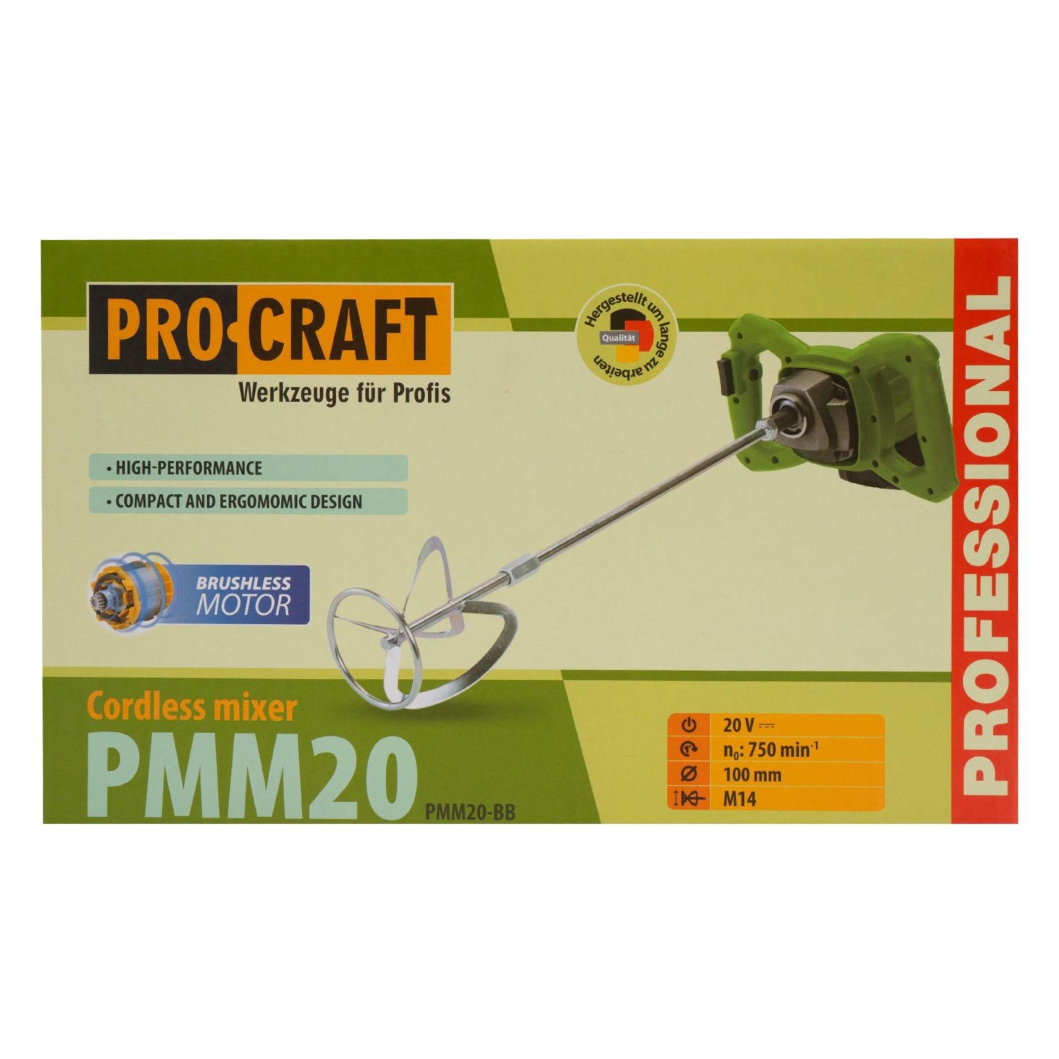 Міксер акумуляторний будівельний Procraft PMM20 (27271481) - фото 15 Міксер акумуляторний будівельний Procraft PMM20 (27271481) - фото 15