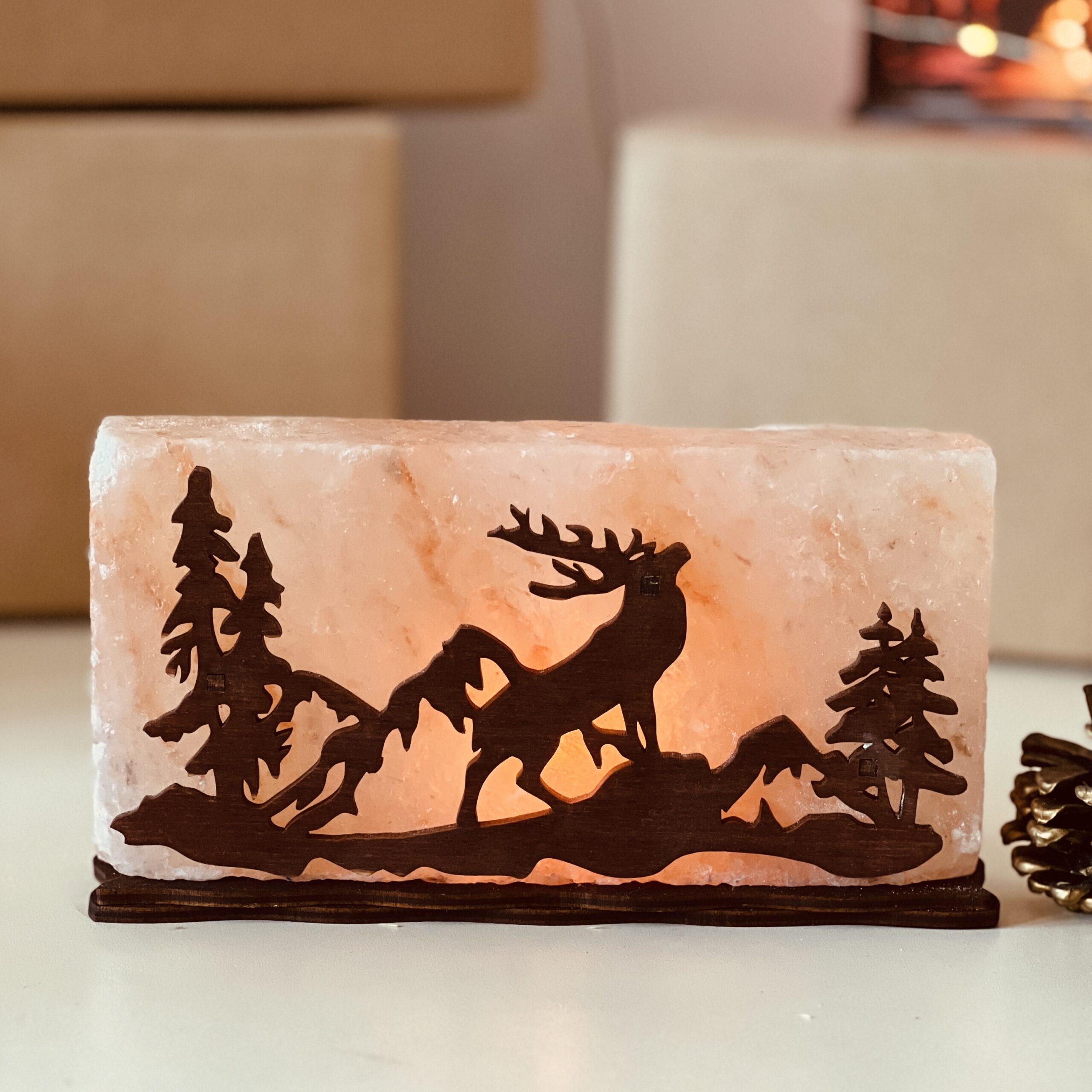 Соляна лампа декоративна Himalayan Лісовий олень 2 кг (29903043) - фото 2 Соляна лампа декоративна Himalayan Лісовий олень 2 кг (29903043) - фото 2