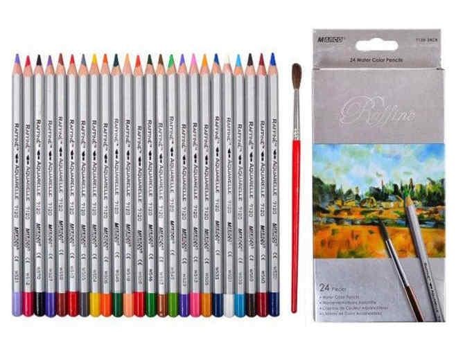 Олівці акварельні Marco Raffine 24 кольори