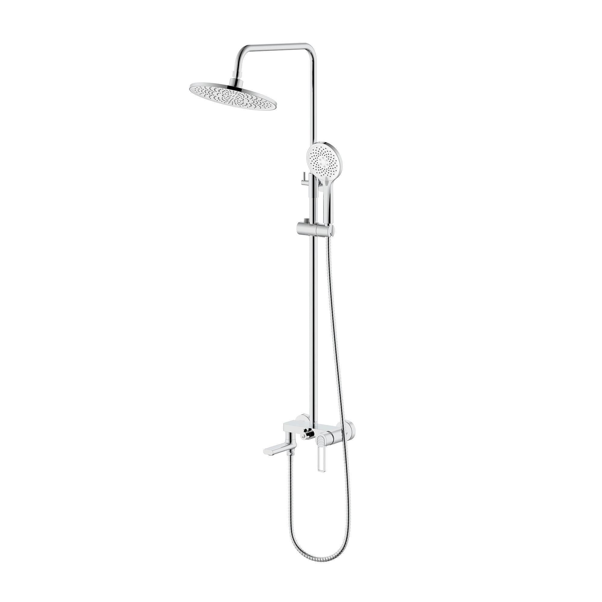 Душевая система Q-tap Taurus QTTAU111CRM45665 на три потребителя с изливом Chrome (SD00051789)