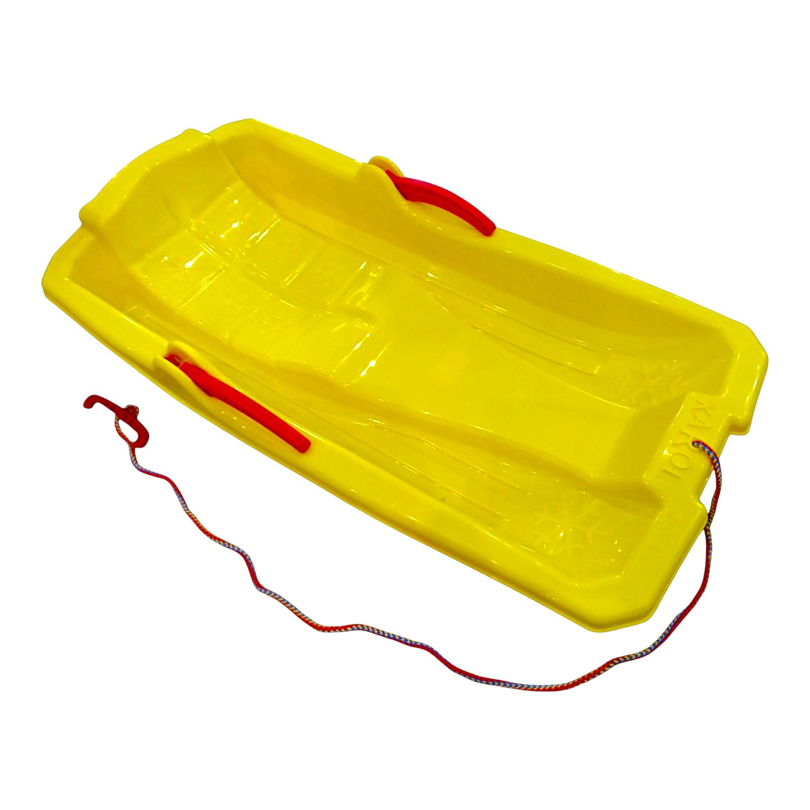 Санки дитячі з гальмами Marmat Karol Жовтий (11143) - фото 2 Санки дитячі з гальмами Marmat Karol Жовтий (11143) - фото 2