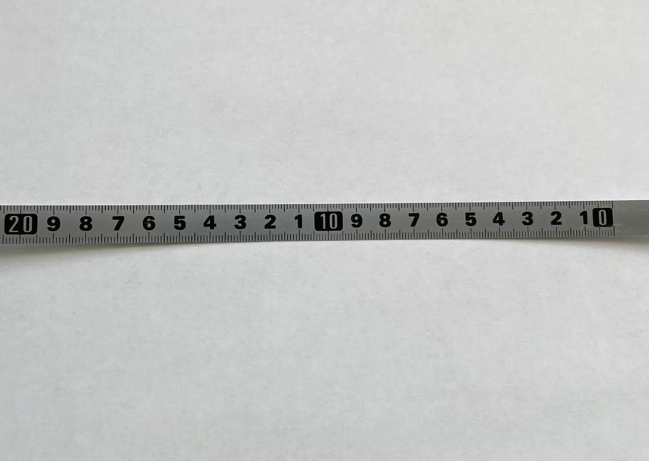 Линейка самоклеющаяся стальная 1 м/справа налево 1 м