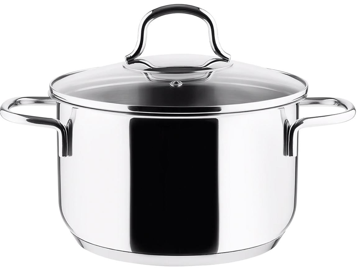 Каструля Vinzer Techno 3,4 л з кришкою 20 см 50082