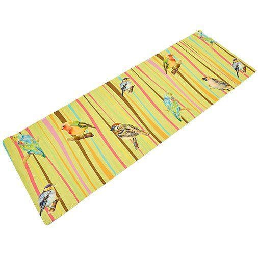 Килимок для йоги FI-7157 Птахи Жовтий (56429052)