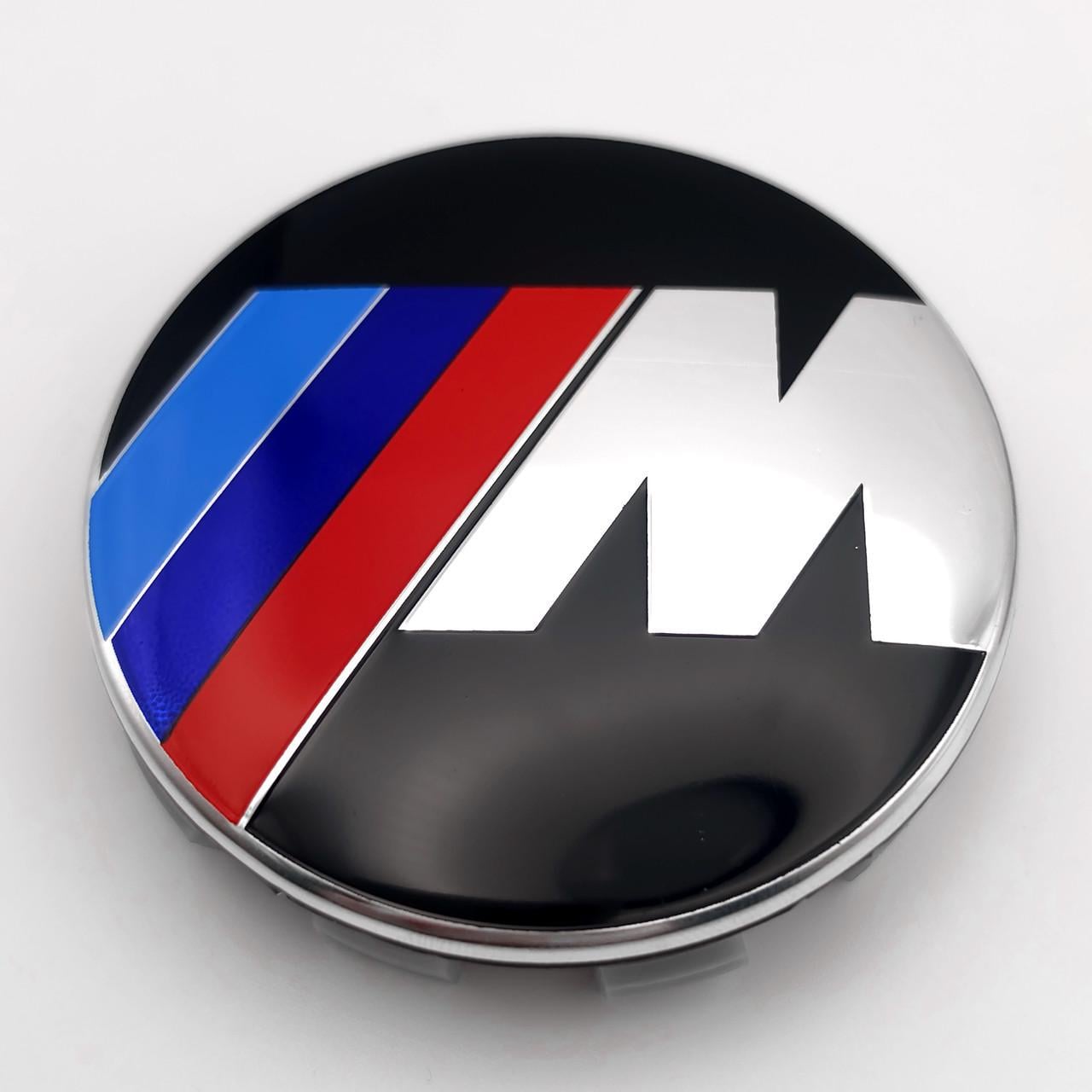Колпачок заглушка ступицы колеса BMW 68 мм M Разноцветный тип 4 (3009399596)