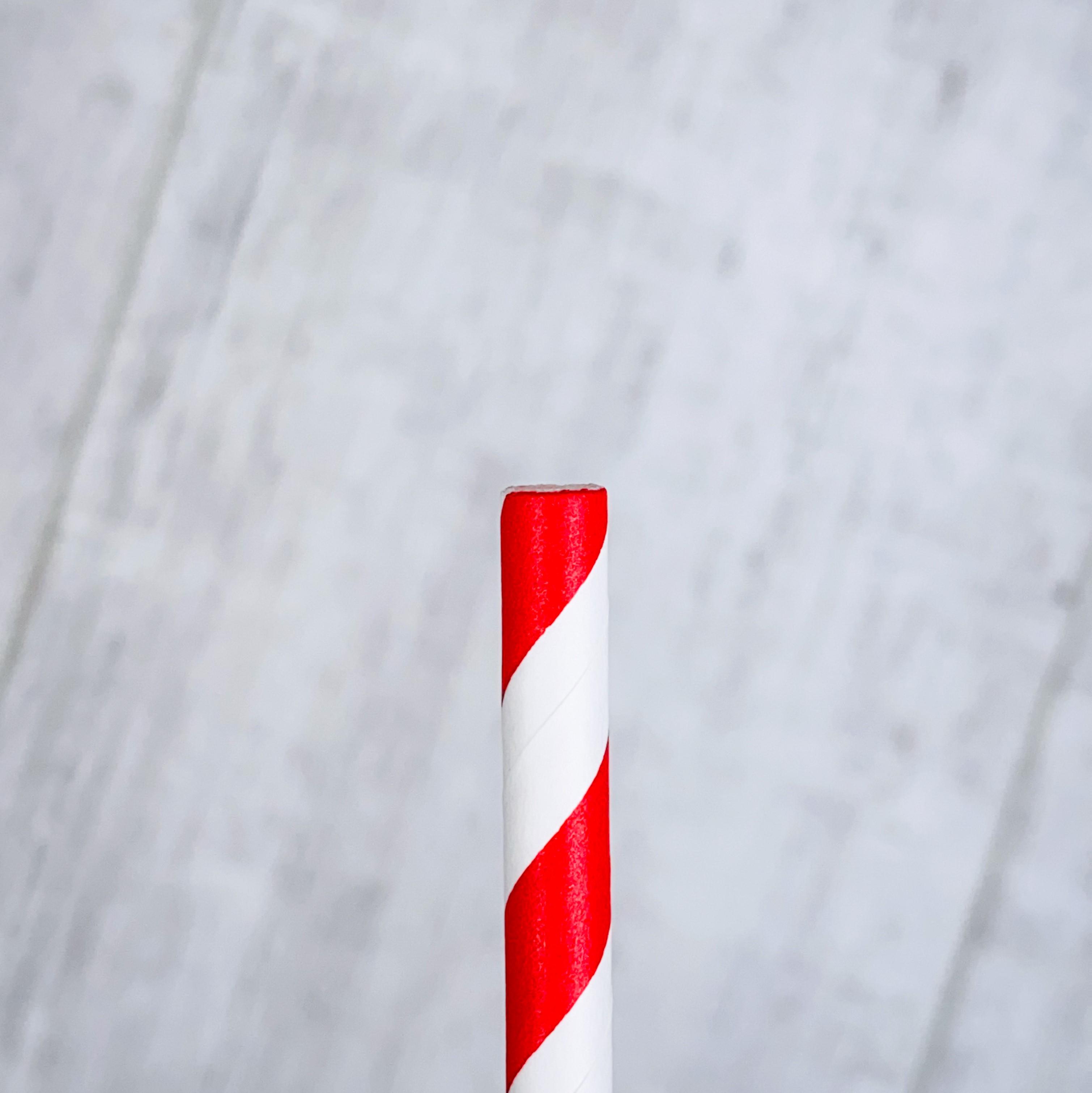 Бумажные эко трубочки Olin & Olin для коктейлей/напитков 25 шт. Белый/Красный - фото 4