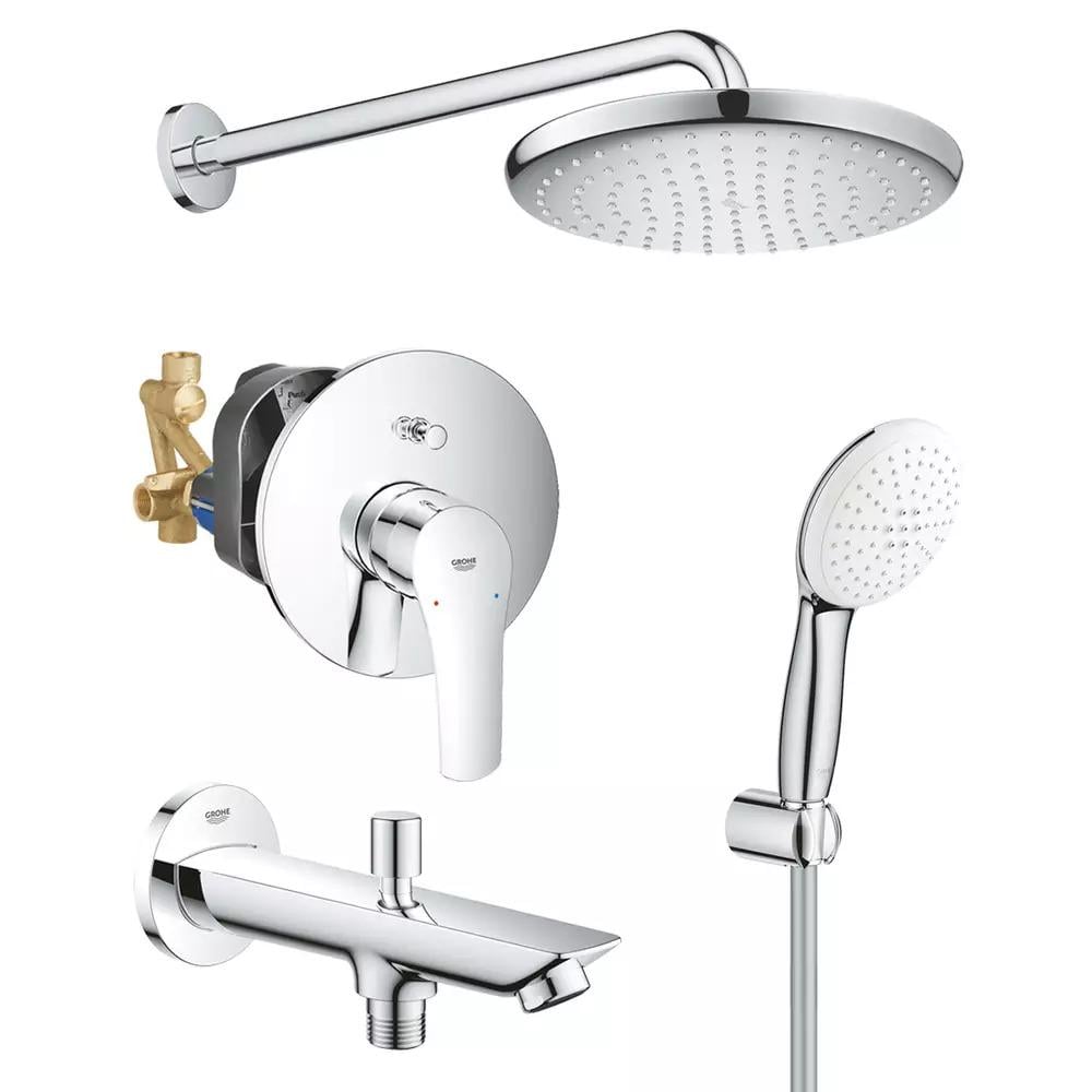 Душова система прихованого монтажу Grohe Eurosmart UA26415SC11 з виливом (28446784)