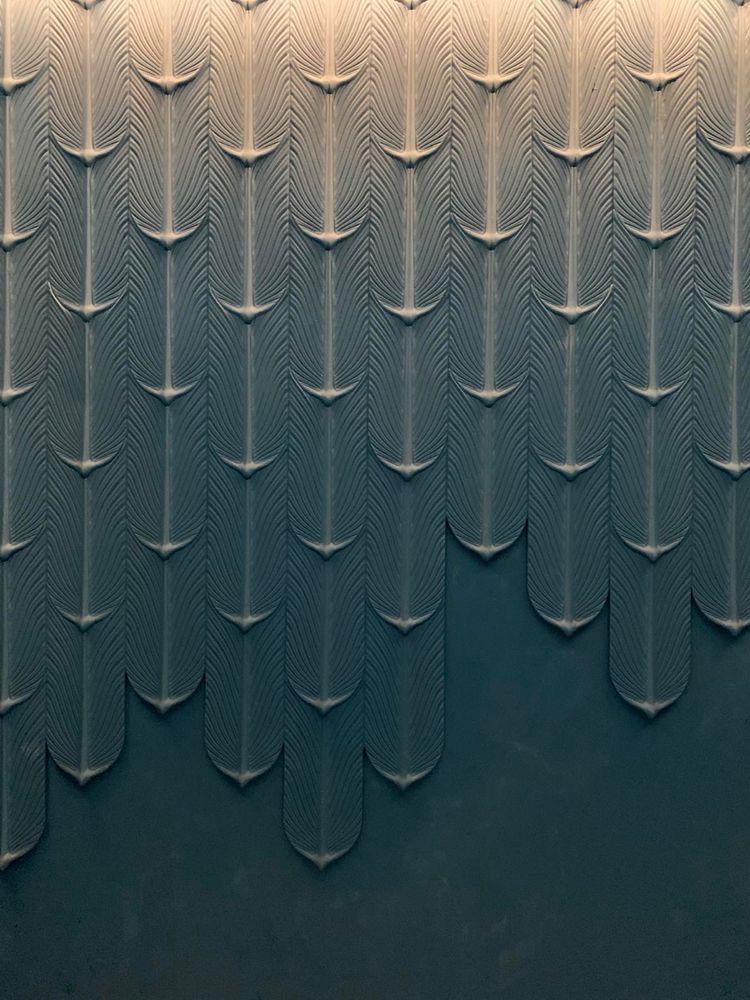 3D-панель гипсовая Перья 250x120x15 мм Белый (29902807) - фото 4 3D-панель гипсовая Перья 250x120x15 мм Белый (29902807) - фото 4