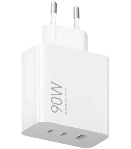 Зарядное устройство сетевое Mijia 90W HyperCharge USB/2Type-C BHR087MEU White