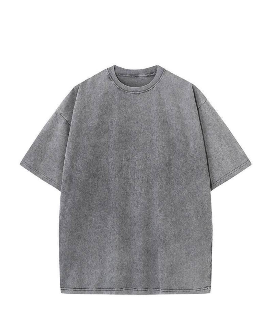 Футболка варенка оверсайз унисекс S Светло-серый (02470785)