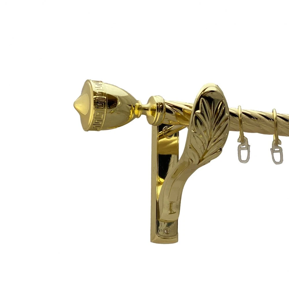 Карниз трубчастий одинарний Orvit Афіна 25 мм 240 см Золотий (000-6090) Карниз трубчастий одинарний Orvit Афіна 25 мм 240 см Золотий (000-6090)