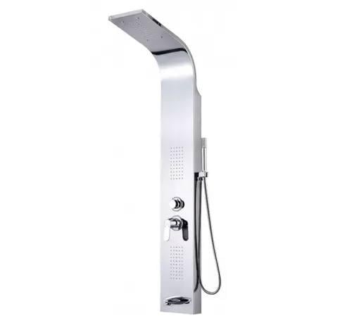 Душевая панель Epelli Megacascata Chromo A с фиксированной воронкой/массажными форсунками/водопадом и изливом (2213355492)