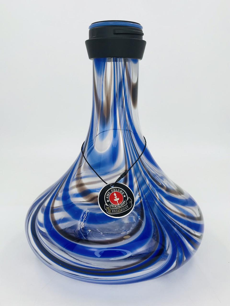 Колба с кликом AMY Deluxe 073.01 Alu Sierra S Black/Blue (1621362226)