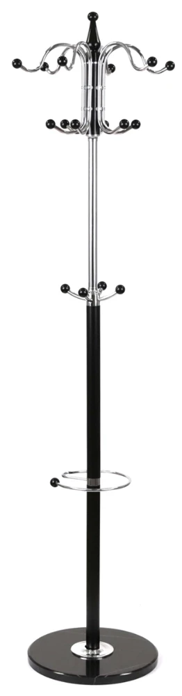 Вішалка підлогова для передпокою АКЛАС Айва 176X37 Чорний