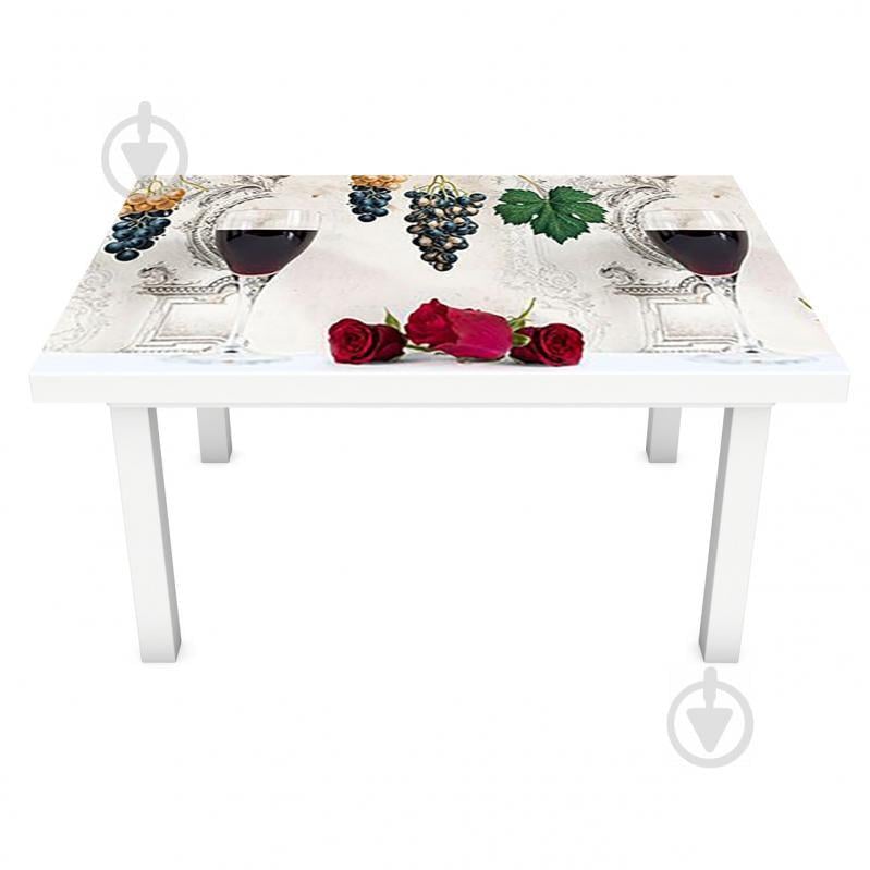 Наклейка вінілова на стіл Zatarga  "Червоне вино" 650х1200 мм (Z181305/1st)