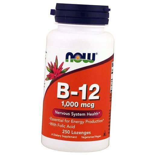 Фолат и витамин В12 Vitamin B-12 1000 250 леденцов (36128057)