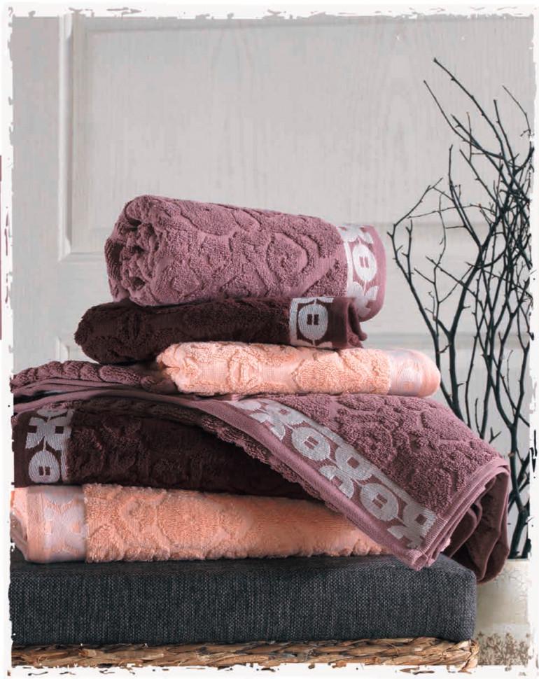 Набор полотенец Gursan Cotton Jacquard Damask 70х140 см 3 шт. (14319131)