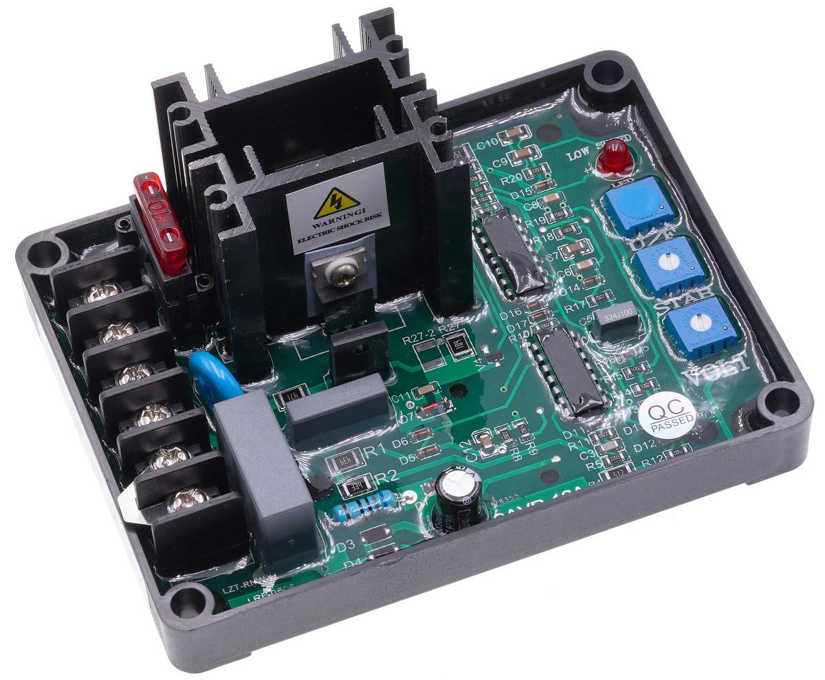 Регулятор напряжения AVR GAVR-12A генератора Temco Power (gen1586) - фото 3 Регулятор напряжения AVR GAVR-12A генератора Temco Power (gen1586) - фото 3