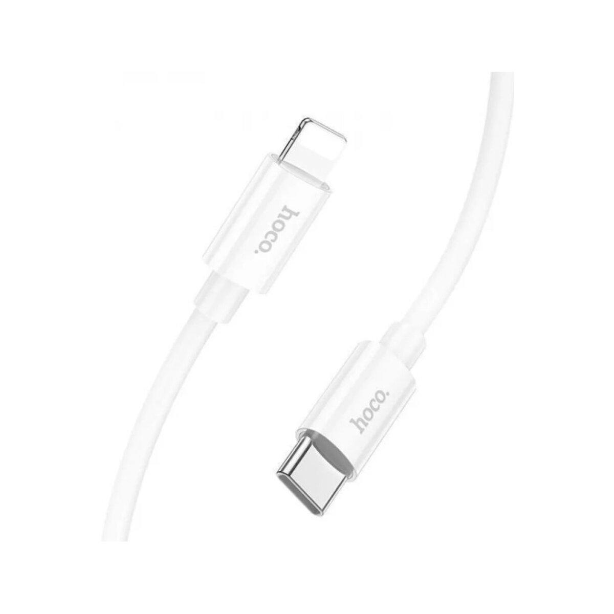 Кабель Hoco X87 Magic Silicone PD Charging Data Cable USB to Lightning 2,4A 1 м White (6931474783189)