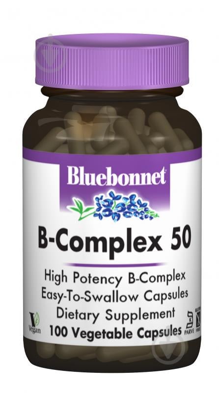 В-Комплекс 50 Bluebonnet Nutrition 100 гелевих капсул