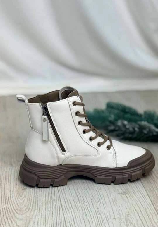 Ботинки женские Loretta N032-1 на меху р. 38 Бежевый (30139002) - фото 2