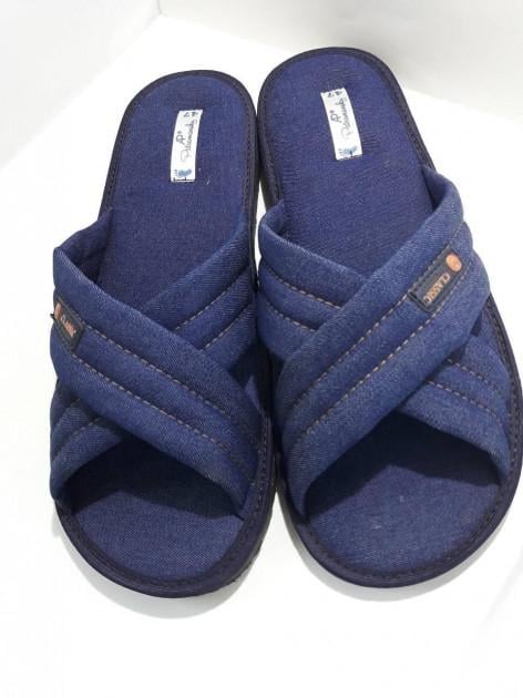 Капці домашні PaGo Джинс Навхрест р. 43 Синій