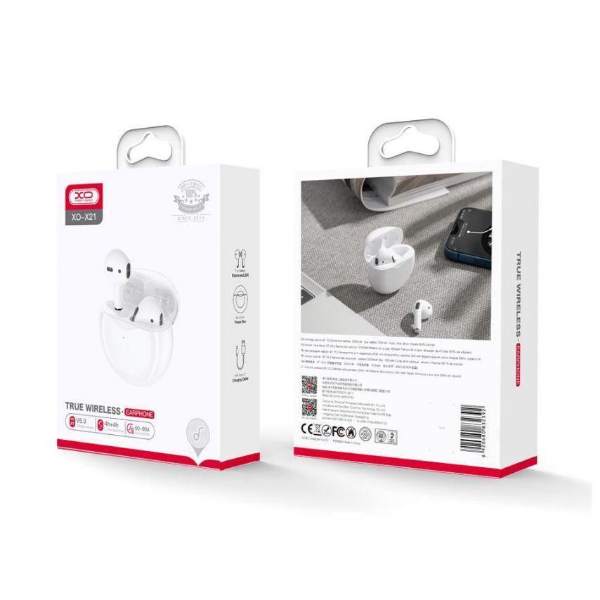 Наушники Bluetooth XO X21 White - фото 2 Наушники Bluetooth XO X21 White - фото 2