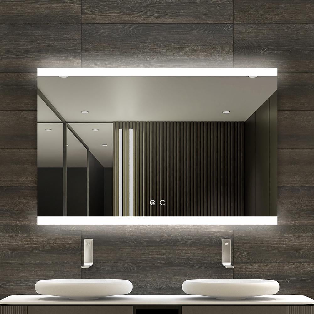 Зеркало Dim Dzerkal TOFFIA с LED-подсветкой + сенсорное управление + подогрев 50х80 см (1792)