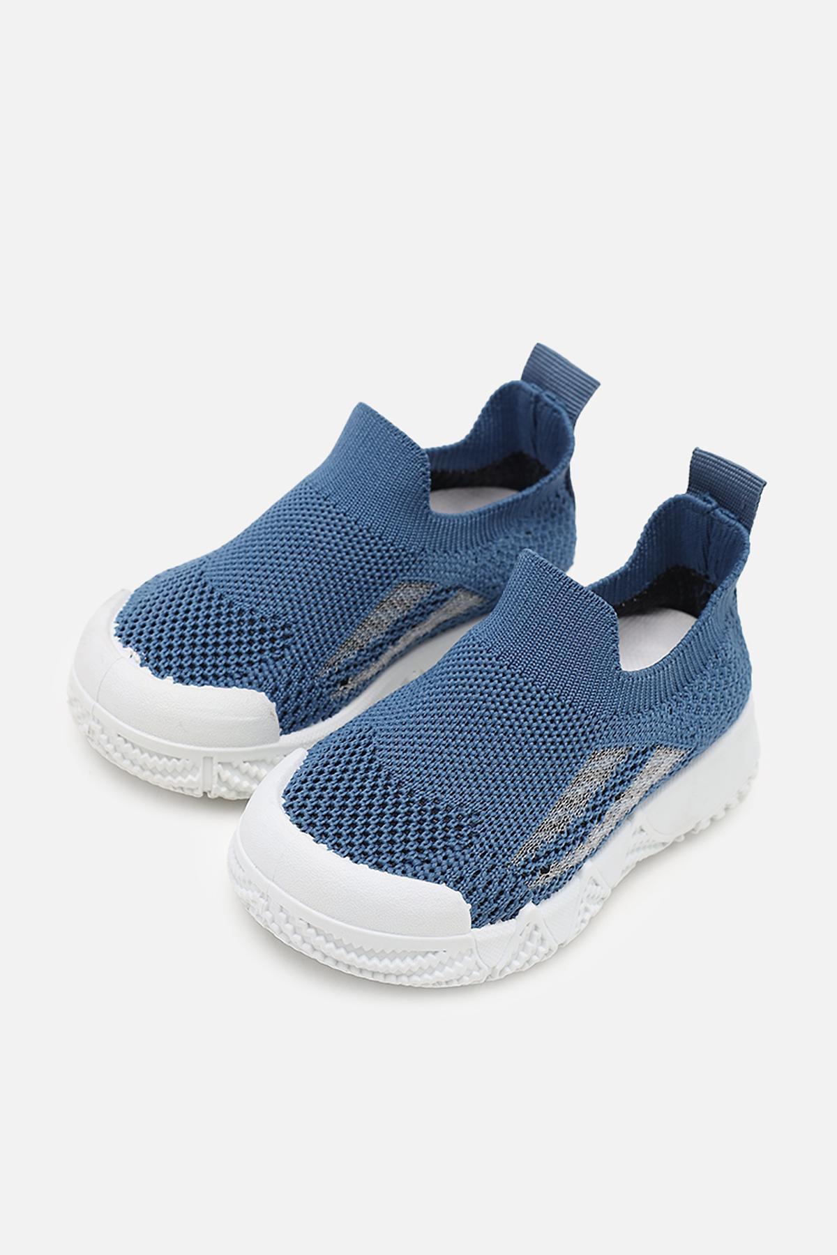 Слипоны на плоской подошве для мальчика р. 21 Синий (ЦБ-00266501) - фото 3