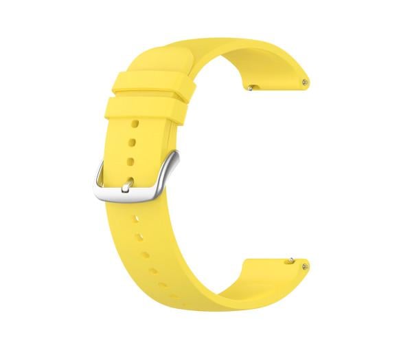 Ремешок Silicone для смарт-часов Motorola Moto Watch 40 18 мм Желтый