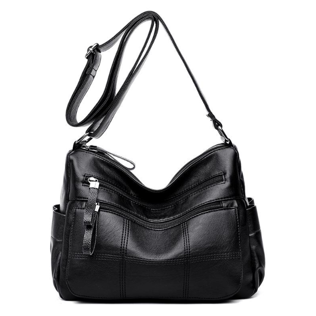 Женская сумка через плечо C00149-2 из кожи PU Черный (C00149-2) - фото 1 Женская сумка через плечо C00149-2 из кожи PU Черный (C00149-2) - фото 1