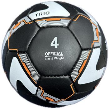 Мяч футбольный Ronex Grippy TRIO №4 Черный (RX4-B1) - фото 2