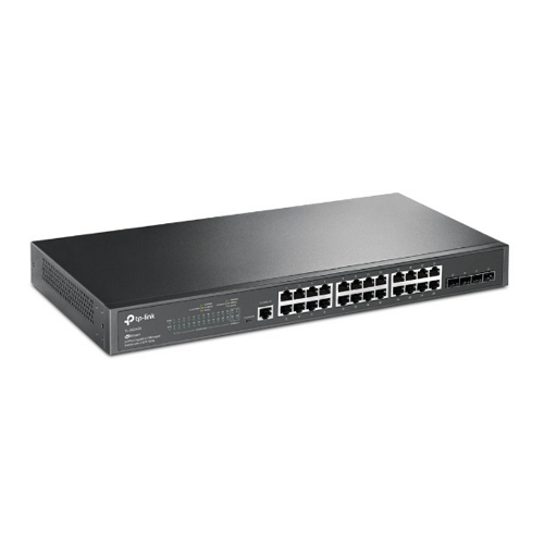 Комутатор TP-Link TL-SG3428 керований 24xGE 4xGE SFP L2 JetStream 19" 1U (558245) - фото 2