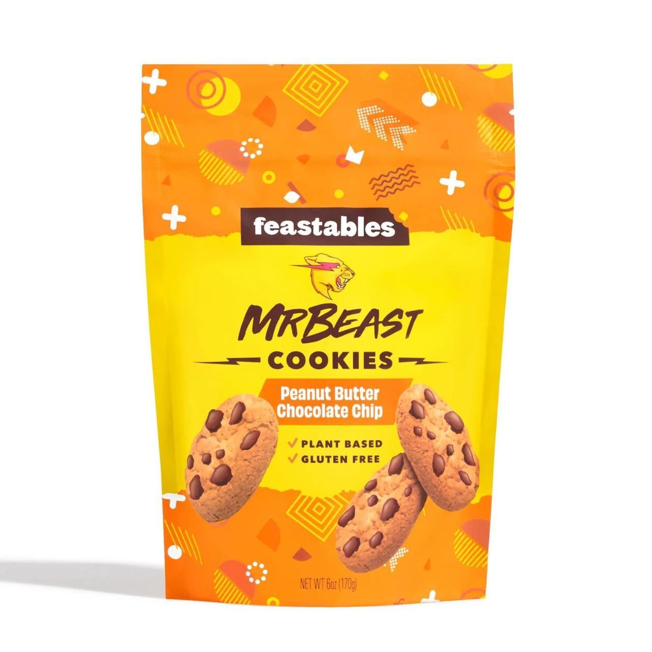 Печиво Feastables MrBeast Peanut Butter Cookies 170 г (2123334647)