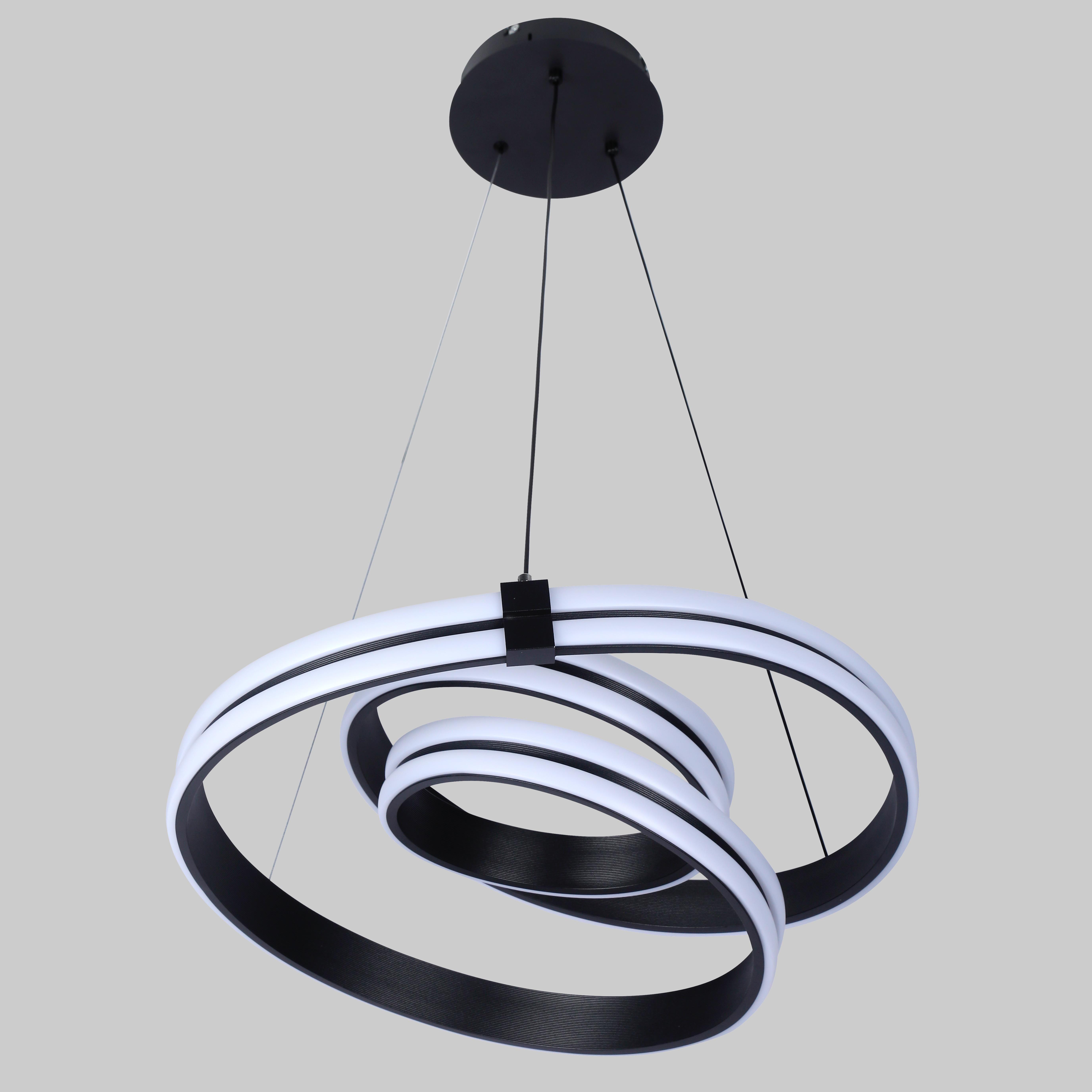 Люстра подвесная Led 130W Черный (87-78093 BK)