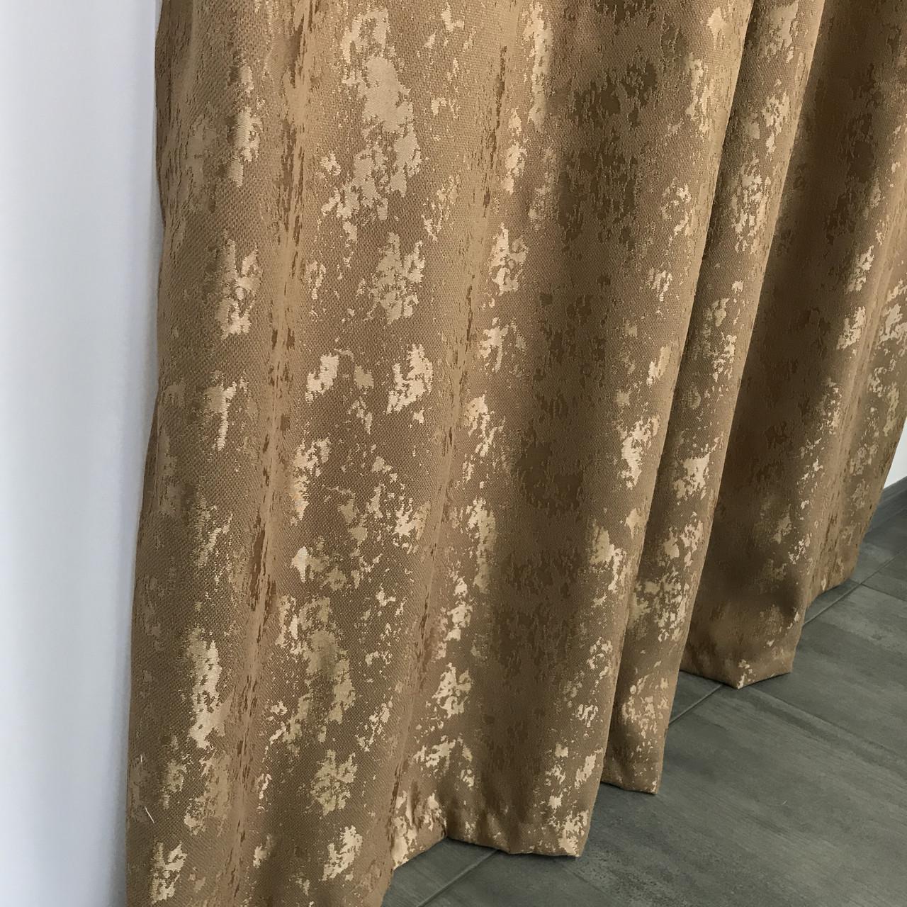 Готовые мраморные шторы ALBO 200x270 см 2 шт. Кофейный (SH-M19-10) - фото 5