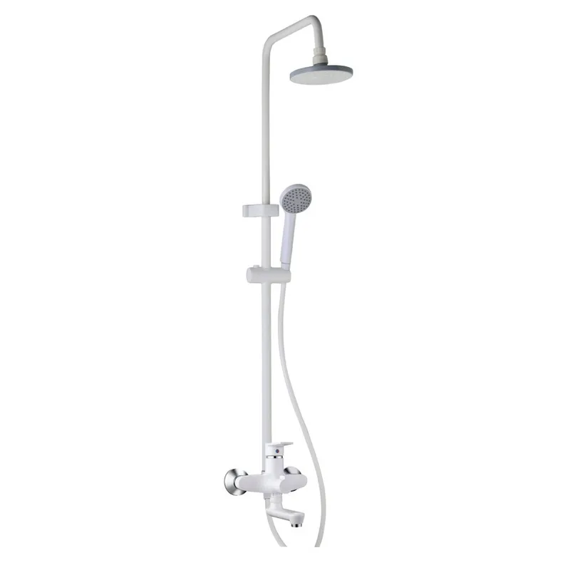 Душова система PLAMIX Oscar 008-J з виливом ABS пластик Білий (PM0700)