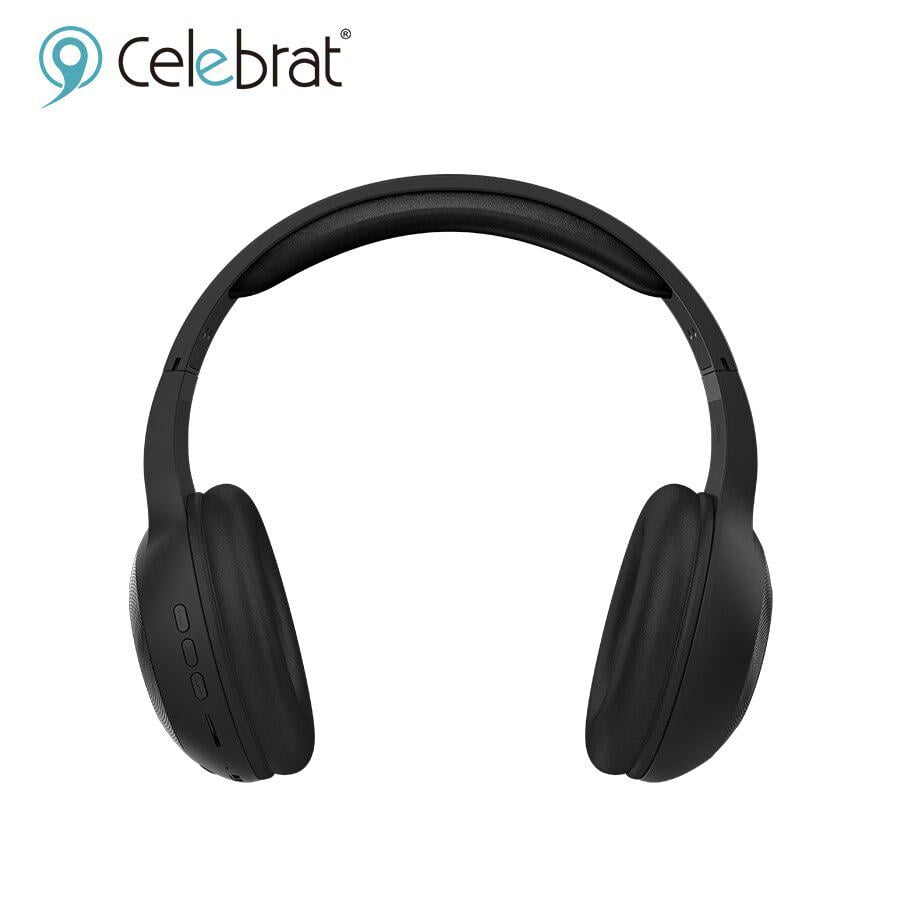 Наушники беспроводные Celebrat A23 Bluetooth быстрая зарядка Черный - фото 4