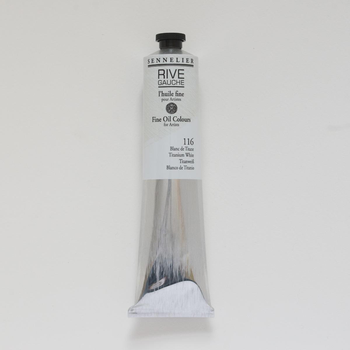 Краска масляная Rive gauche 200 мл Titanium White - фото 1