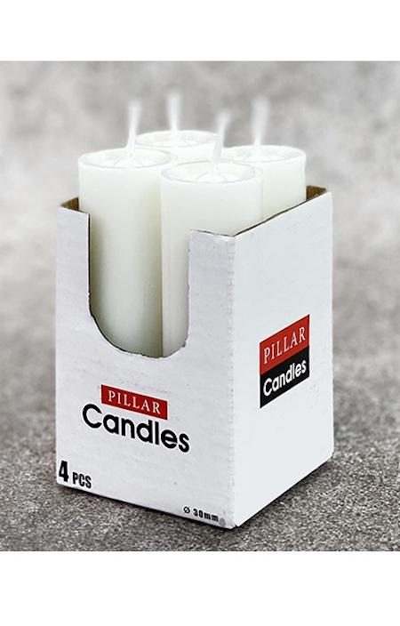 Свечи 4 шт. 3х10 см (C57683)