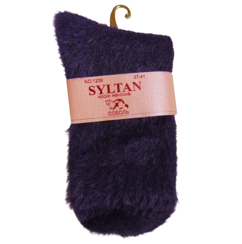 Носки пушистые соболь syltan 1239 р. 37-41 Фиолетовый (1959838813)