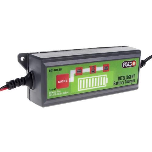 Зарядний пристрій PULSO BC-10638 12V/4.0A/1.2-120AHR/LCD/Iмпульсний