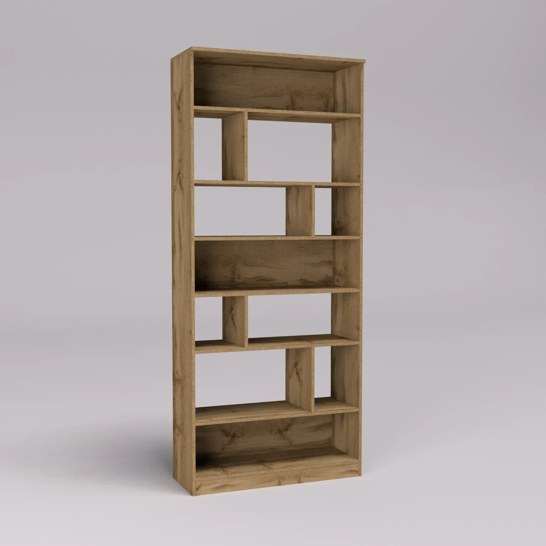 Стелаж Kontinent OS-7 90х35х210 см Дуб Аппалачі (52760385) - фото 3 Стелаж Kontinent OS-7 90х35х210 см Дуб Аппалачі (52760385) - фото 3