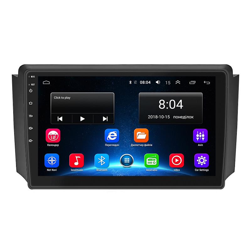 Магнітола штатна Lesko 9" для SsangYong Rexton I 2001-2008 2/32Gb Wi-Fi GPS Base