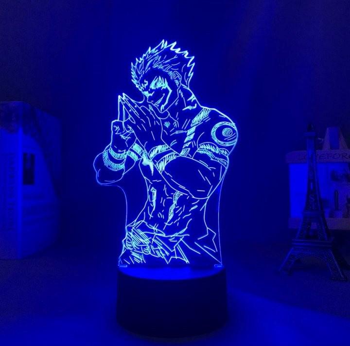 Нічник акриловий 3D Аніме Магічна битва Ремен Сукуна у тілі Ітадорі Юдзі 7 кольорів (17891776) - фото 3 Нічник акриловий 3D Аніме Магічна битва Ремен Сукуна у тілі Ітадорі Юдзі 7 кольорів (17891776) - фото 3