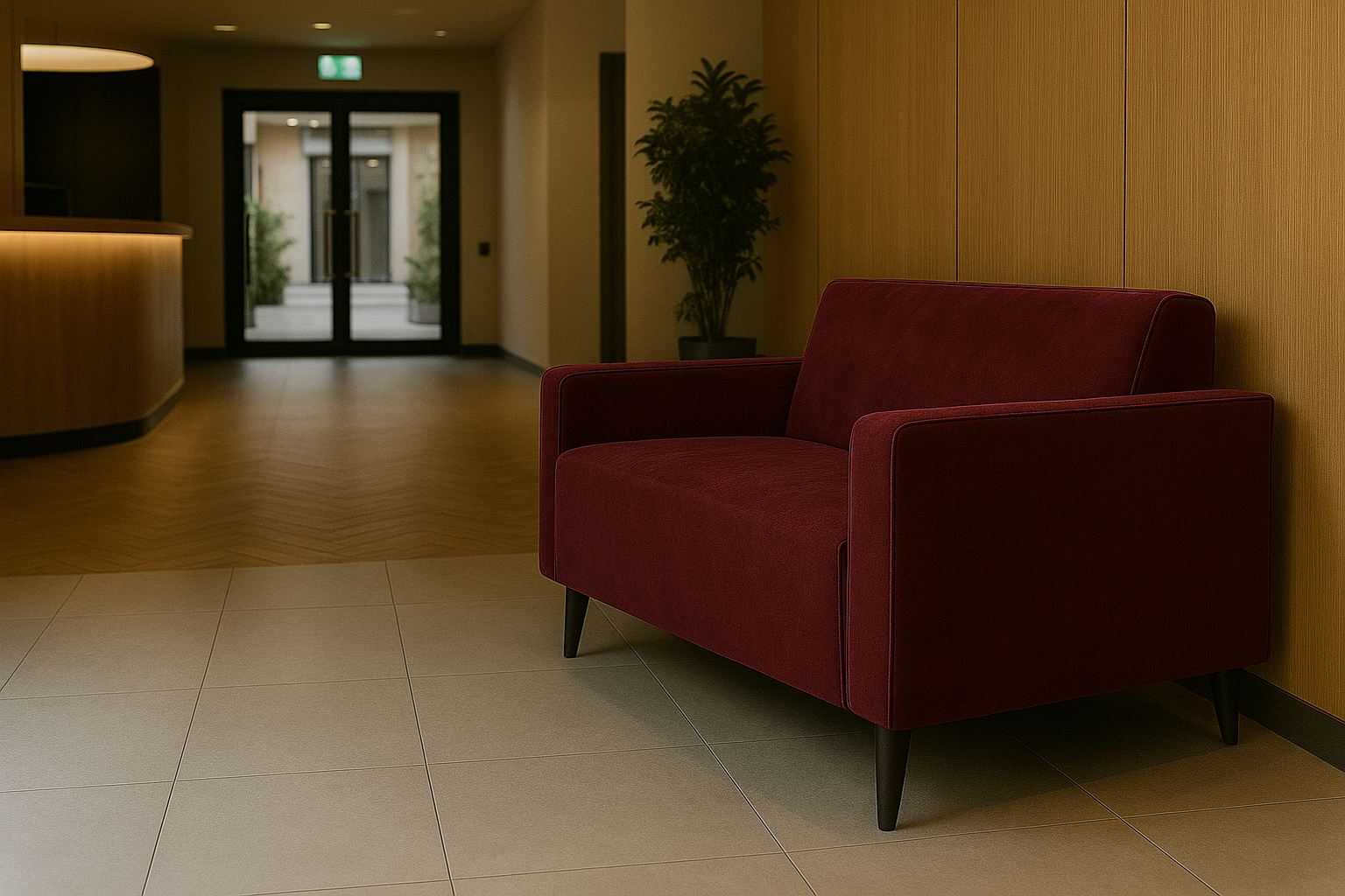 Диван офісний Tobi Sho Тайм з підлокітниками велюр Крокус 1760х680х770 мм Бордовий (Бордовий/63) - фото 3 Диван офісний Tobi Sho Тайм з підлокітниками велюр Крокус 1760х680х770 мм Бордовий (Бордовий/63) - фото 3